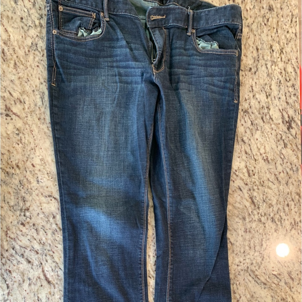 Express Barely Boot LowRise Jeans Size14L